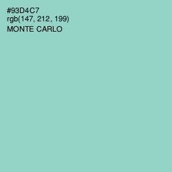 #93D4C7 - Monte Carlo Color Image