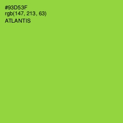 #93D53F - Atlantis Color Image