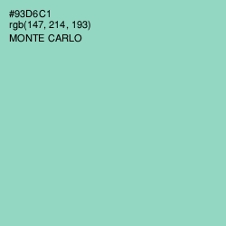 #93D6C1 - Monte Carlo Color Image