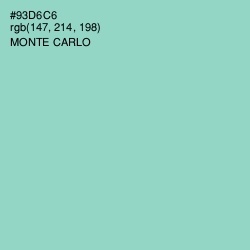 #93D6C6 - Monte Carlo Color Image