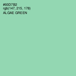 #93D7B2 - Algae Green Color Image