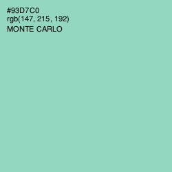 #93D7C0 - Monte Carlo Color Image