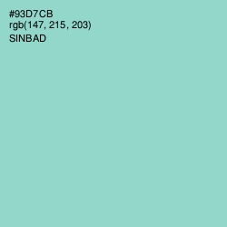 #93D7CB - Sinbad Color Image