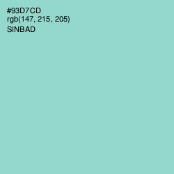 #93D7CD - Sinbad Color Image