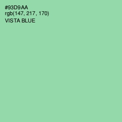 #93D9AA - Vista Blue Color Image