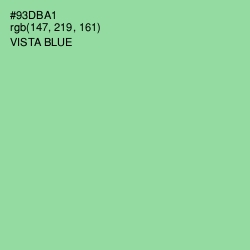 #93DBA1 - Vista Blue Color Image