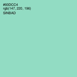 #93DCC4 - Sinbad Color Image