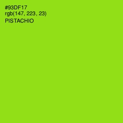 #93DF17 - Pistachio Color Image