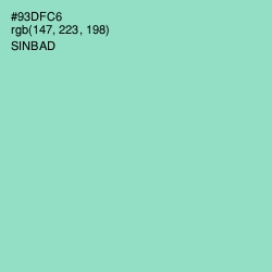 #93DFC6 - Sinbad Color Image
