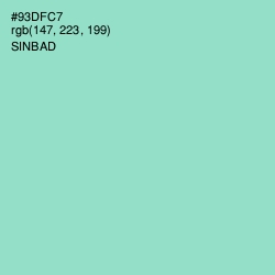 #93DFC7 - Sinbad Color Image