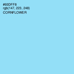 #93DFF8 - Cornflower Color Image