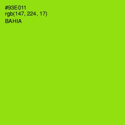 #93E011 - Bahia Color Image