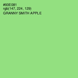 #93E081 - Granny Smith Apple Color Image