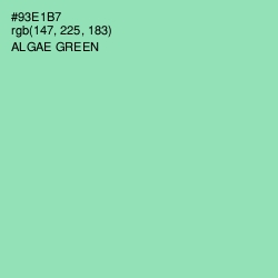 #93E1B7 - Algae Green Color Image