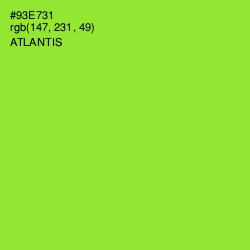 #93E731 - Atlantis Color Image