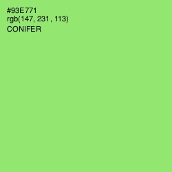 #93E771 - Conifer Color Image