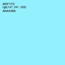 #93F1FD - Anakiwa Color Image