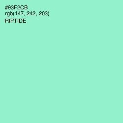 #93F2CB - Riptide Color Image