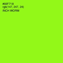 #93F718 - Inch Worm Color Image