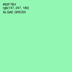 #93F7B4 - Algae Green Color Image