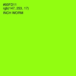 #93FD11 - Inch Worm Color Image