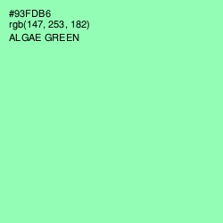 #93FDB6 - Algae Green Color Image
