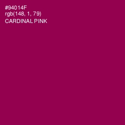 #94014F - Cardinal Pink Color Image