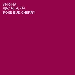 #94044A - Rose Bud Cherry Color Image