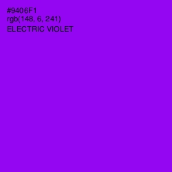 #9406F1 - Electric Violet Color Image