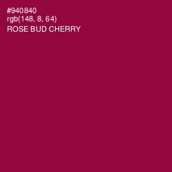 #940840 - Rose Bud Cherry Color Image