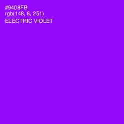 #9408FB - Electric Violet Color Image