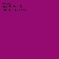 #940A71 - Fresh Eggplant Color Image