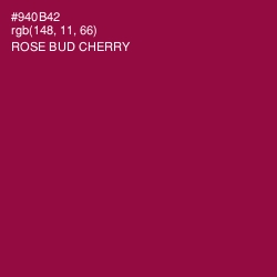 #940B42 - Rose Bud Cherry Color Image
