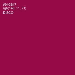 #940B47 - Disco Color Image