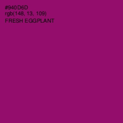 #940D6D - Fresh Eggplant Color Image