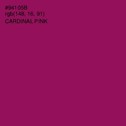 #94105B - Cardinal Pink Color Image