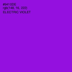 #9410DE - Electric Violet Color Image