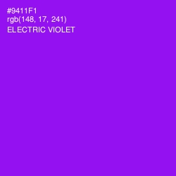 #9411F1 - Electric Violet Color Image