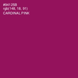 #94125B - Cardinal Pink Color Image