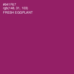 #941F67 - Fresh Eggplant Color Image