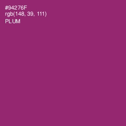 #94276F - Plum Color Image