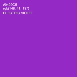 #9429C5 - Electric Violet Color Image