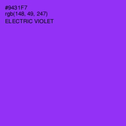 #9431F7 - Electric Violet Color Image