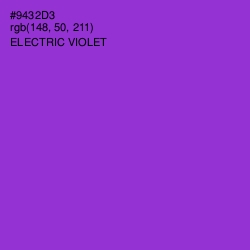 #9432D3 - Electric Violet Color Image