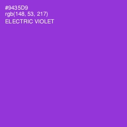 #9435D9 - Electric Violet Color Image