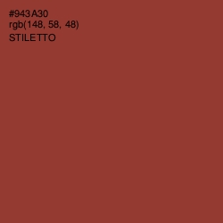 #943A30 - Stiletto Color Image