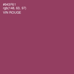 #943F61 - Vin Rouge Color Image