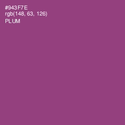 #943F7E - Plum Color Image