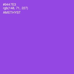 #9447E3 - Amethyst Color Image