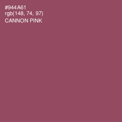 #944A61 - Cannon Pink Color Image